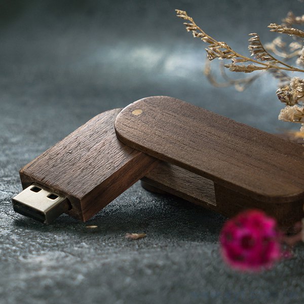 環保隨身碟-USB-木質旋轉隨身碟-客製隨身碟容量-採購訂製印刷推薦禮品